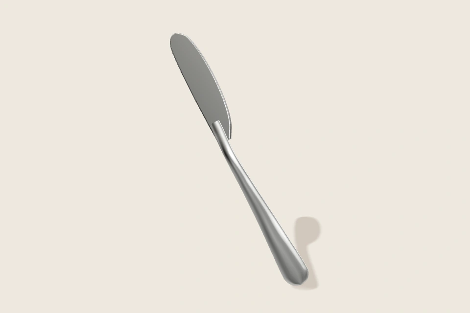 3D-Interpretation von Klassische Tafelmesser