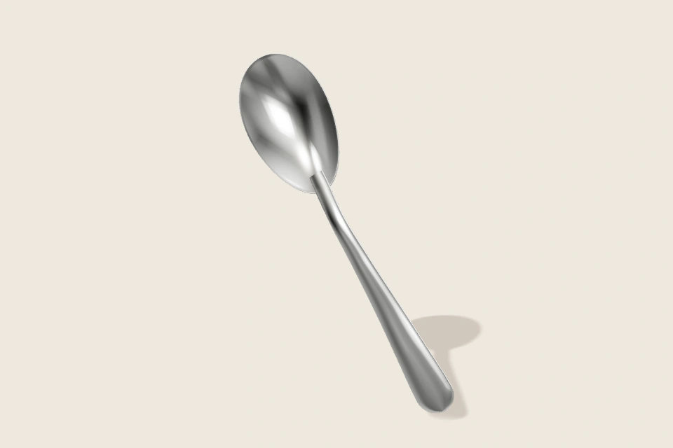 3D-Interpretation von Esslöffel für jeden Tag